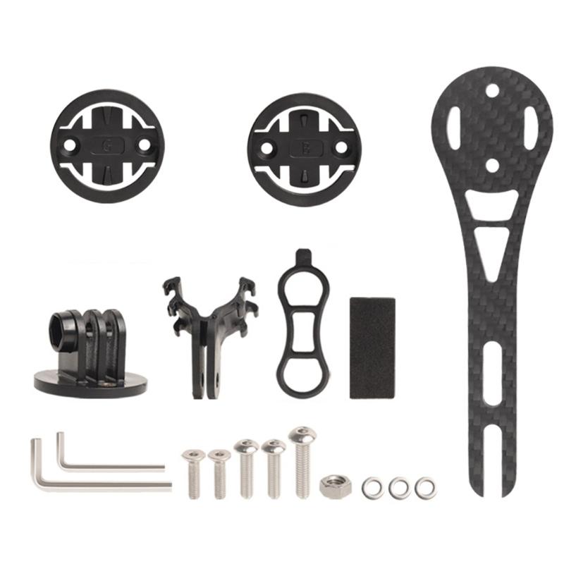 Road Bicycles Computer Mount Adjustable Out Fronts Bike Extension Bracket Light Stands Bike Computer Mount Adapters Base