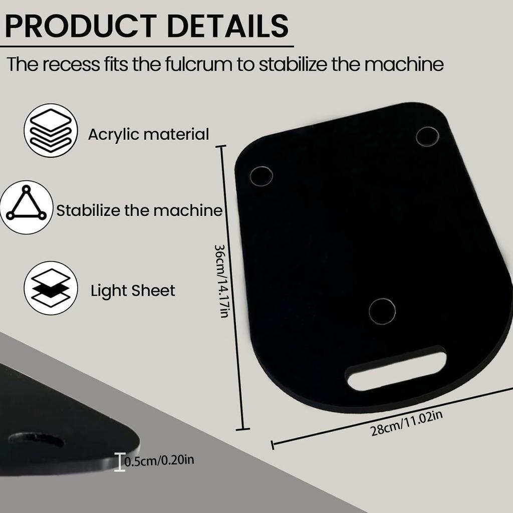 Glidbräda i trä för köksassistent och TM5 TM 6 matberedare glidande placeringsbricka kökstillbehör halkskyddsdyna