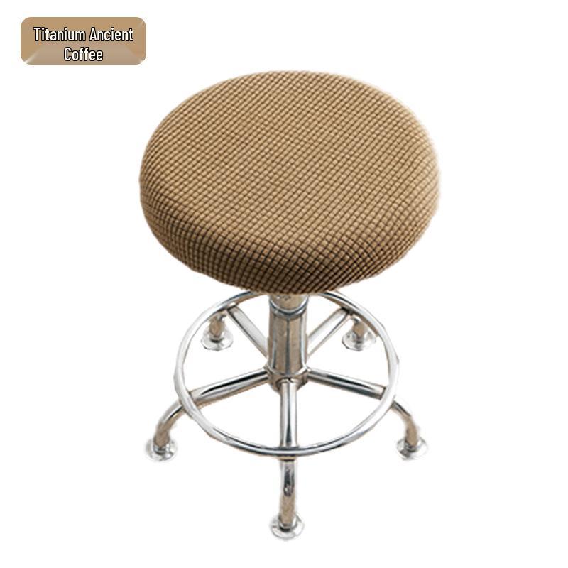 In-Stock Wear-Resistant Dustproof Round Stool Cover for Full Chair Protection