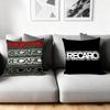 Kissenhülle seidiger kurzer Plüsch Home Sofa Kissenbezug - Verdeckter Reißverschluss Heimdekoration Cool Anime Cartoon R-Recaro