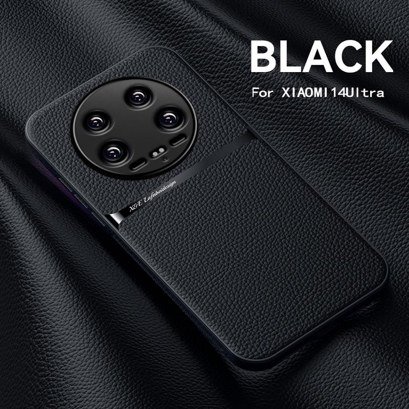 For Xiaomi 14 Ultra Shockproof Magnetic Leather Case For Xiaomi 14 13 12 12S 11T 11 10T 10 Pro 12X 11 Lite Lens Protection Case