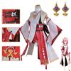   Yae Miko Cosplay Costume Guuji Yae Fancy Outfits Guuji Full Set Guuji Yae Dress Headwear Game Suit