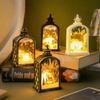 Santa Christmas Wind  Lamp Christmas Tree Electronic Candle Lantern  New Year