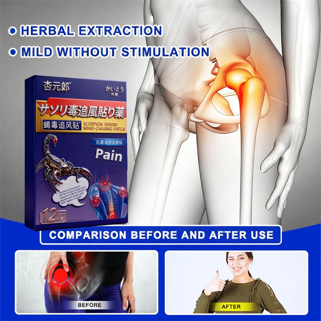 Non-Irritating Sciatica Nerve Patch - Natural Herbal Deep Care