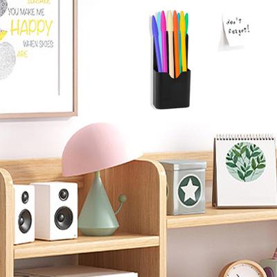 Magnetic Pen Holder Magnetic Cup Locker Organizer Fridge Pen Holder Dry Erase Marker Storage Holder  Magnetic Cup Pencil Cups