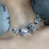 Adjustable Necklaces Splice Spike Rivet Pendant Hip-Hop Collarbone Chains Punk Style Choker Handcrafted Accessory