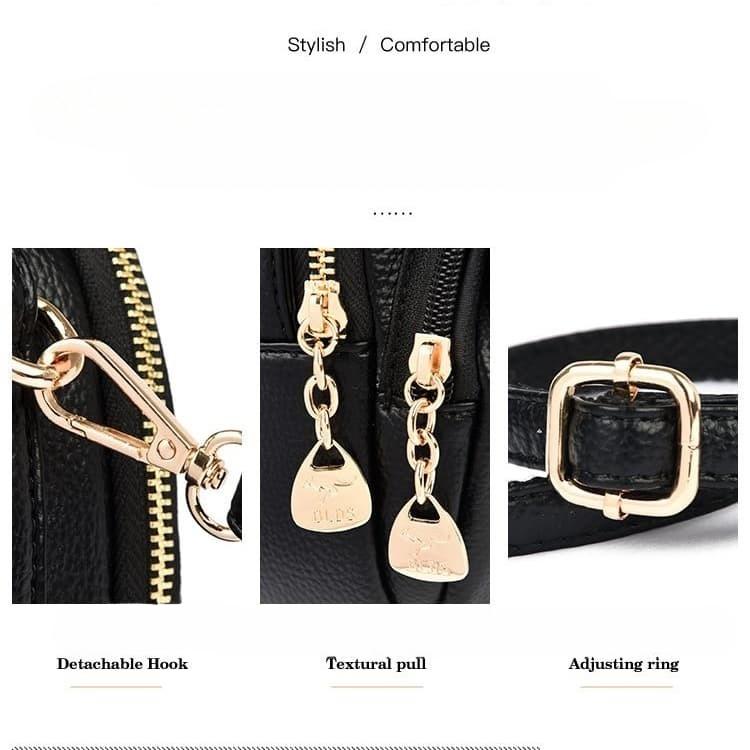 Lychee Pattern Mini Shoulder Bag Portable Messenger Women's Bag