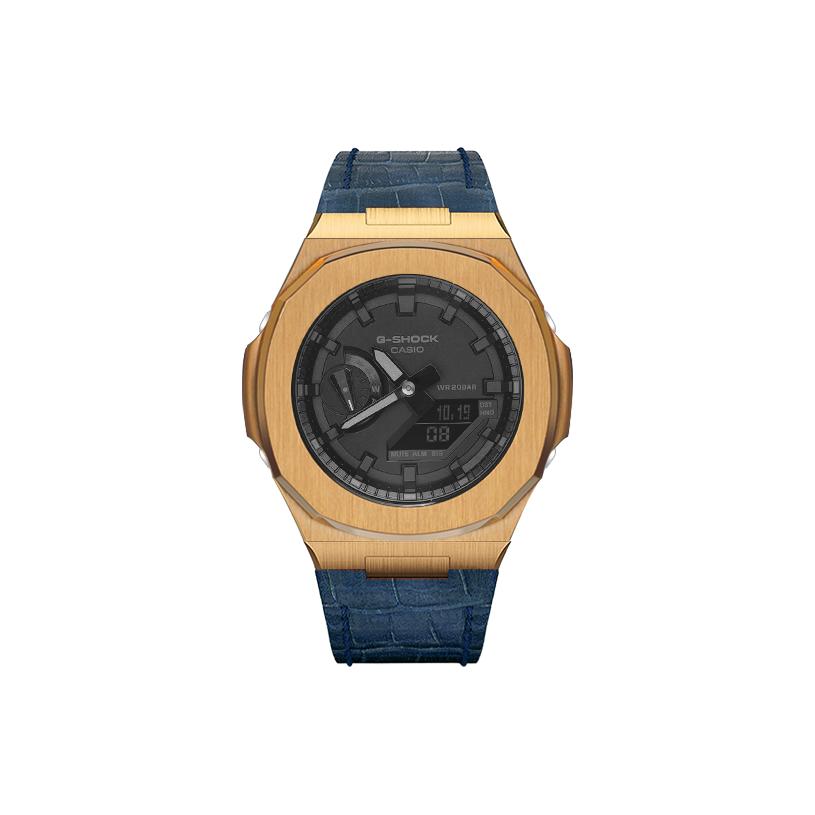 CASIO Custom Collection Duke Honor Quartz Movement Watch Unisex Black Dial GA-2100-1A1(Watch8--)