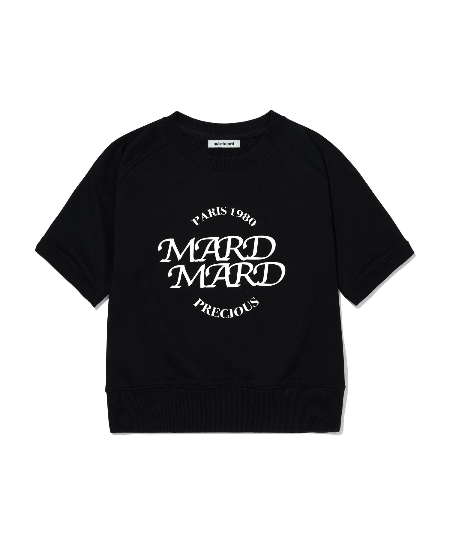 Mad Mad Precious Raglan Sweat-Black Black/F
