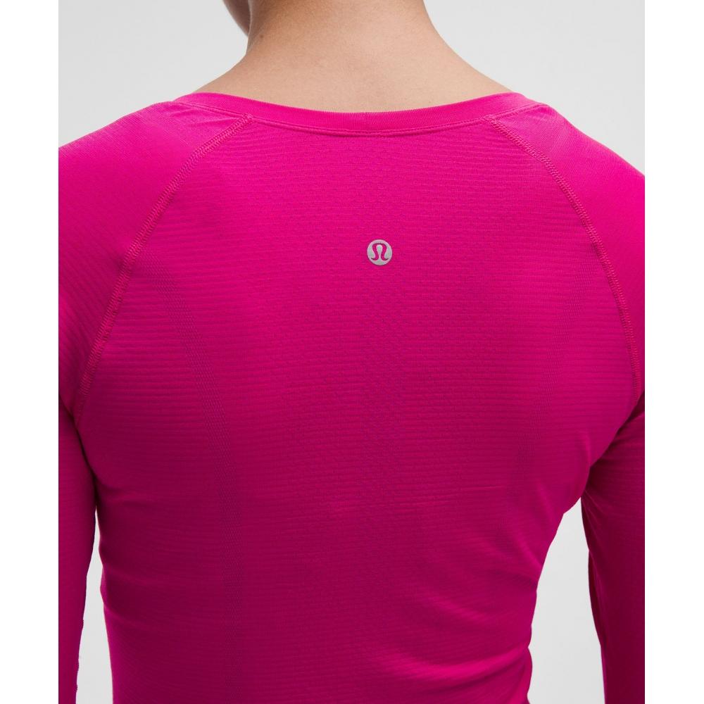 Lululemon Swiftly Tech Long Sleeve Shirt 2.0  Hip Length Jewelled Magenta Jewelled Magenta