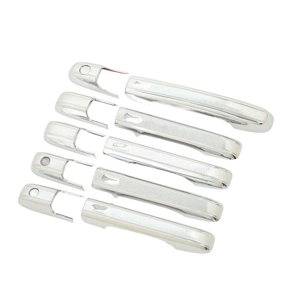 10 Stück Chrom Außen Türgriffabdeckung Kratzschutz Zieraufkleber Ersatz für CR V 2002-2006