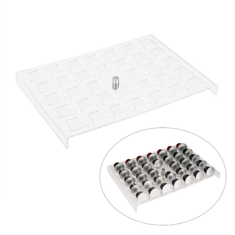 Acrylic Coffee Pods Holder Storage Rack For Countertop Cabinet Coffee Pod Holder Large Capacity Coffee Pods Holder