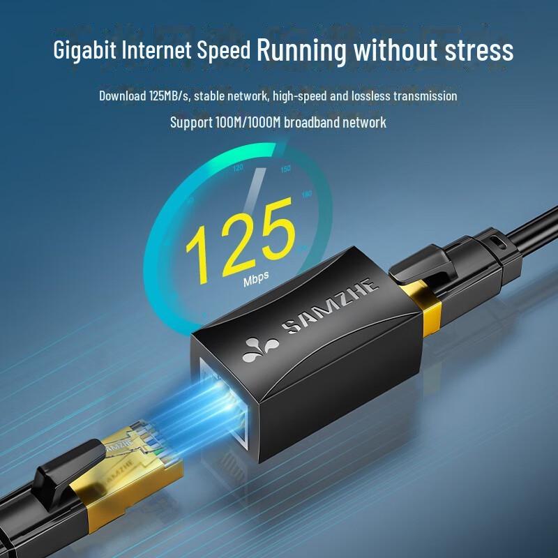 Shanze RJ45 Network Cable Connector for Cat5e/Cat6.