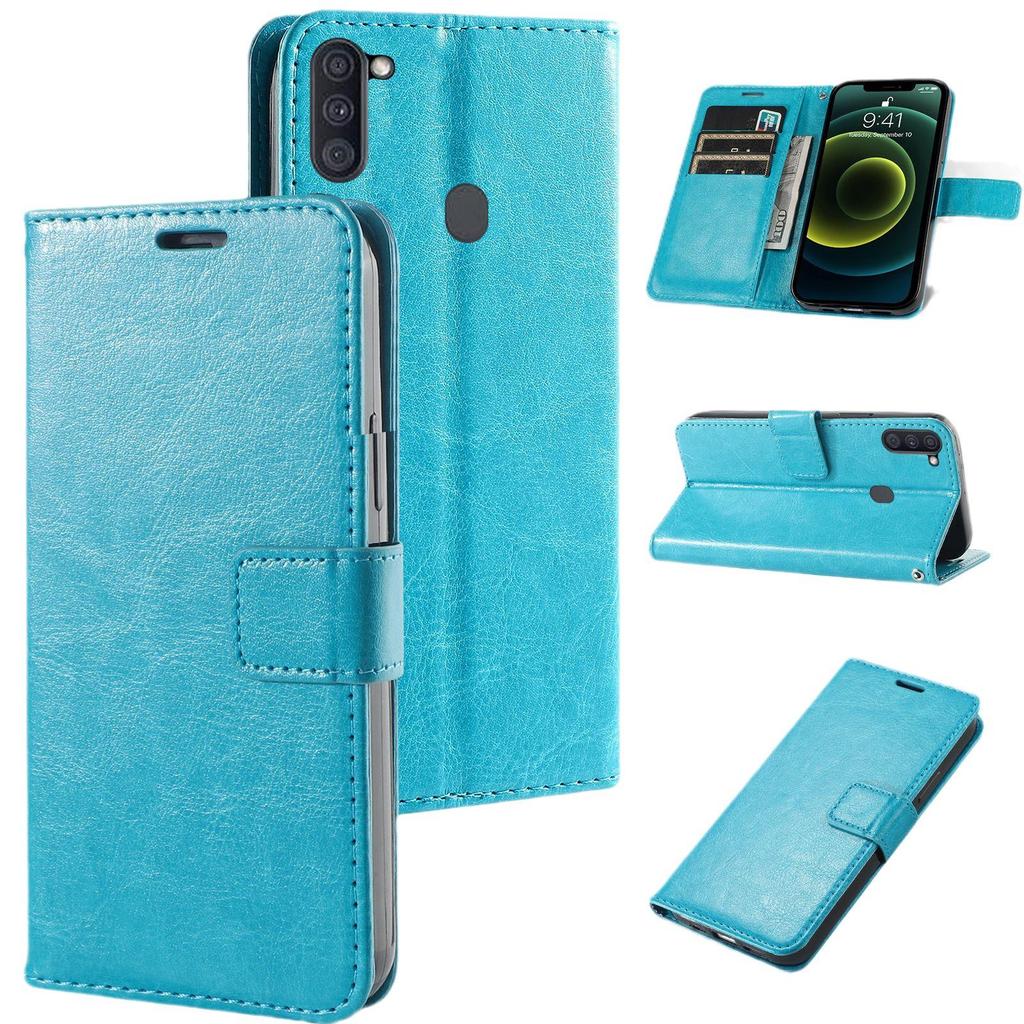 Cross-border Leather Flip Case for Samsung A70/A8S/A6/A8Plus/A50/A9/M10 with Card Slot