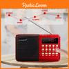 רדיו מיני קומפקטי K11 ונגן MP3 לקשישים עם מקלט FM ויציאת USB
