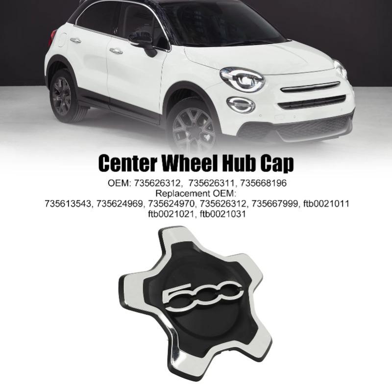 Car Center Wheel Hub Cap Cover Plastic 735668196 Strong Sealing Rust Proof Replacement For  500X 334 2014 To 2023