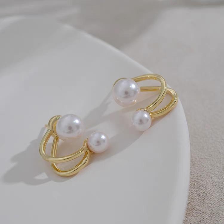 Boucles d'oreilles françaises de luxe en forme de tulipe rose pour femmes, en perles, en Zircon coréen, exquises, bijoux de fête, cadeau de noël