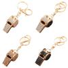 Waterproof Metal Whistle Key Chain Creative Referee Whistle  for Referee,Basketball,Lifeguard