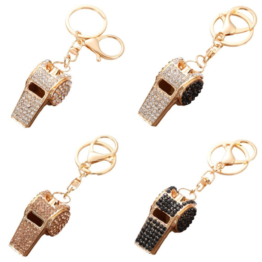 Waterproof Metal Whistle Key Chain Creative Referee Whistle  for Referee,Basketball,Lifeguard