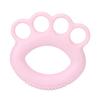 Hand Grip Strengthener Improve Flexibility Elastic Finger Exerciser Ring Pink (10LB)