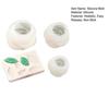 4Pcs Flower Silicone Mold DIY Rose Candle Soap Making Mold Flexible Epoxy Resin