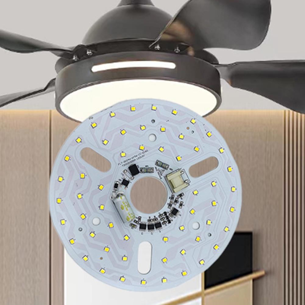 3,9/4,9/6,2 palce 15/18/24W Stropní ventilátor Světlo Retrofit Kit 110/120V Stropní ventilátor Světlo Náhradní Panel Závěsné světlo Kulatý Panel