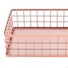 Desktop Iron Storage Basket, Metal Wire Fruit Basket,Multi Purpose for