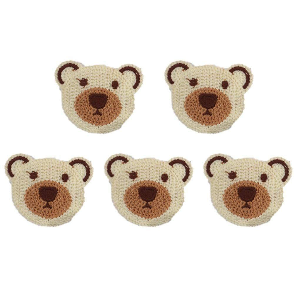 Mini For Clothes Cartoon Clothes Decoration Animal Bear Embroidery Stickers Appliques Patch Badge