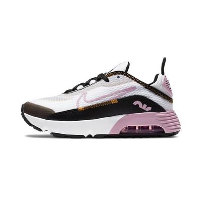 Air Max 2090 Schlicht Bequem Low-Top Laufschuhe Kinder Sneaker Schwarz Weiß Pink CU2093-104