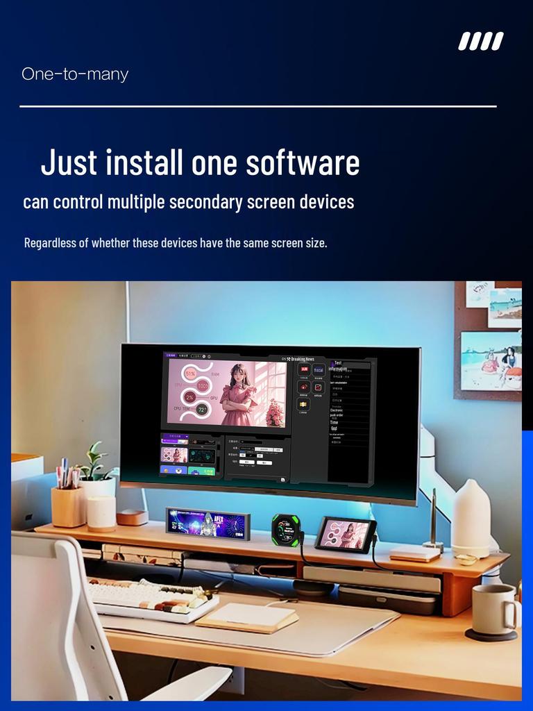 5-Inch D5 One-Cable LCD Mini Monitor