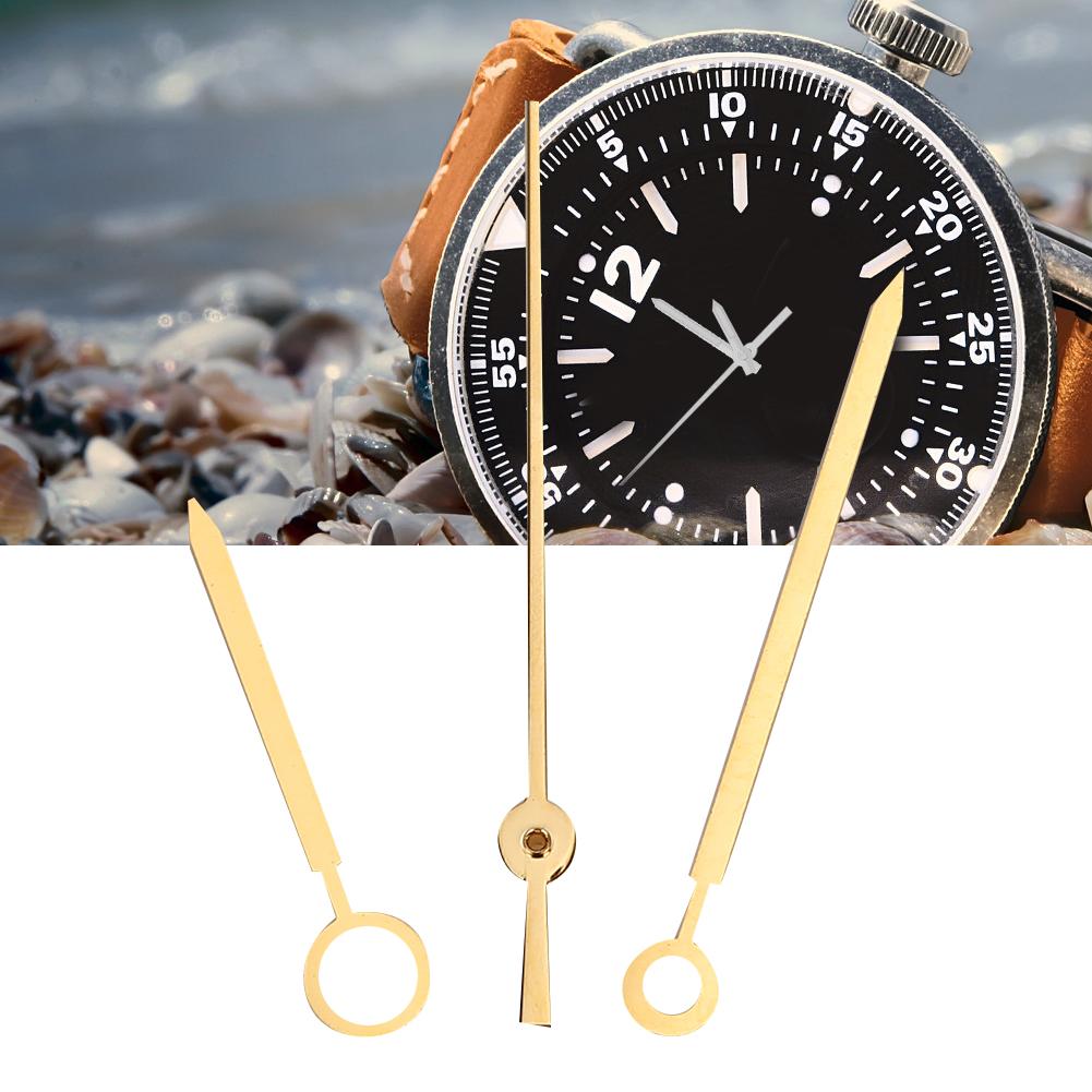 T95 Men Watch Hour Minute Second Hands Watch Needles Fit for ETA2824 MovementGold