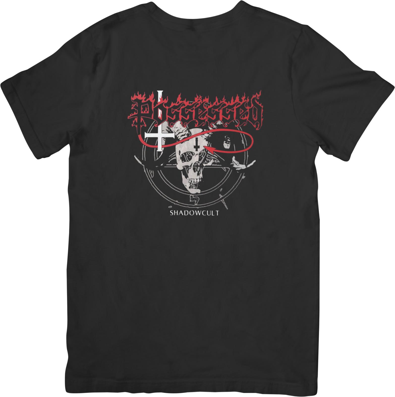 Possessed Heavy Metal Music Fit for Men  Women Quality Cotton T-Shirt Black XXL
