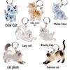 Adorable Kitten Fur Keepsake Keychain & Backpack Pendant Storage Box