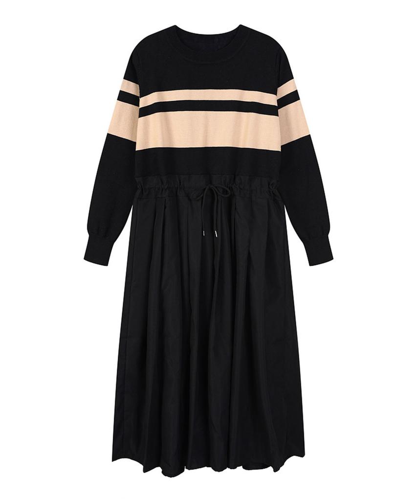 VANAKE Color Block Dress_Vb3Ykoq401Z