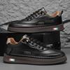 Spring new sports youth leather casual non-slip board shoes