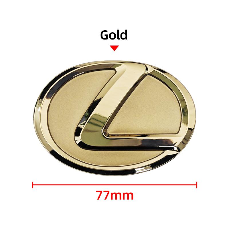 Interior Stickers 65mm 77mm Car Steering Wheel Logo Sticker Badge Accessories For Lexus CT200H ES250 ES300H IS250 GS300 GS460 GX