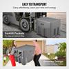 VEVOR Portable Diesel Tank, 439.1 L Capacity & 37.85 L/min Flow Rate, Diesel Fuel Tank with 12V Electric Transfer Pump and 399.3 Cm Rubber Hose