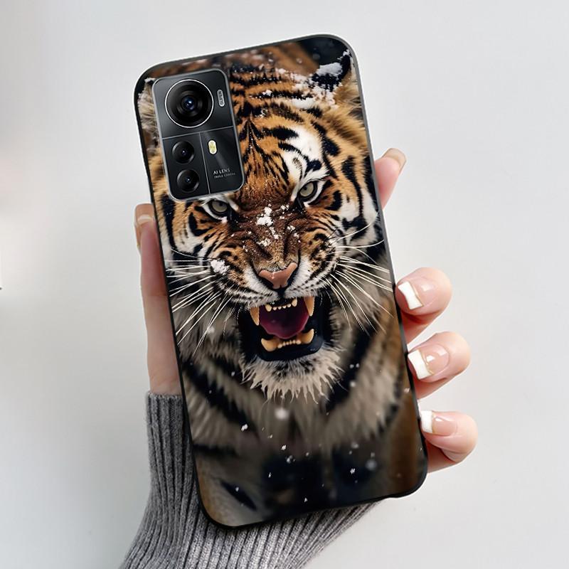 Casing For ZTE Blade A72s A7050/V41 Smart Case Luxury Dragon Cute Cool Boys Girls Black Matte Soft TPU Silicone Shell Back Cover