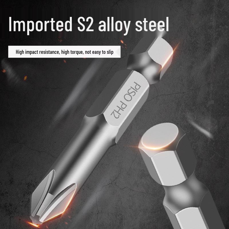 Hexagonal Magnetic Pneumatic Air Screwdriver, S2 1/4 Electric Bit Set