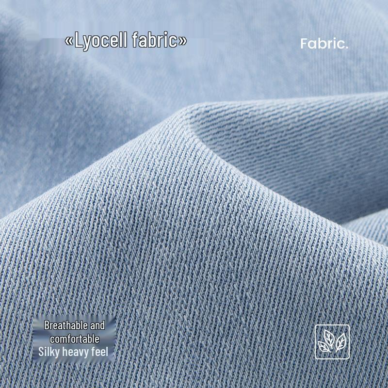 Navigare Women's Thin Blue Gradient Straight Leg Jeans