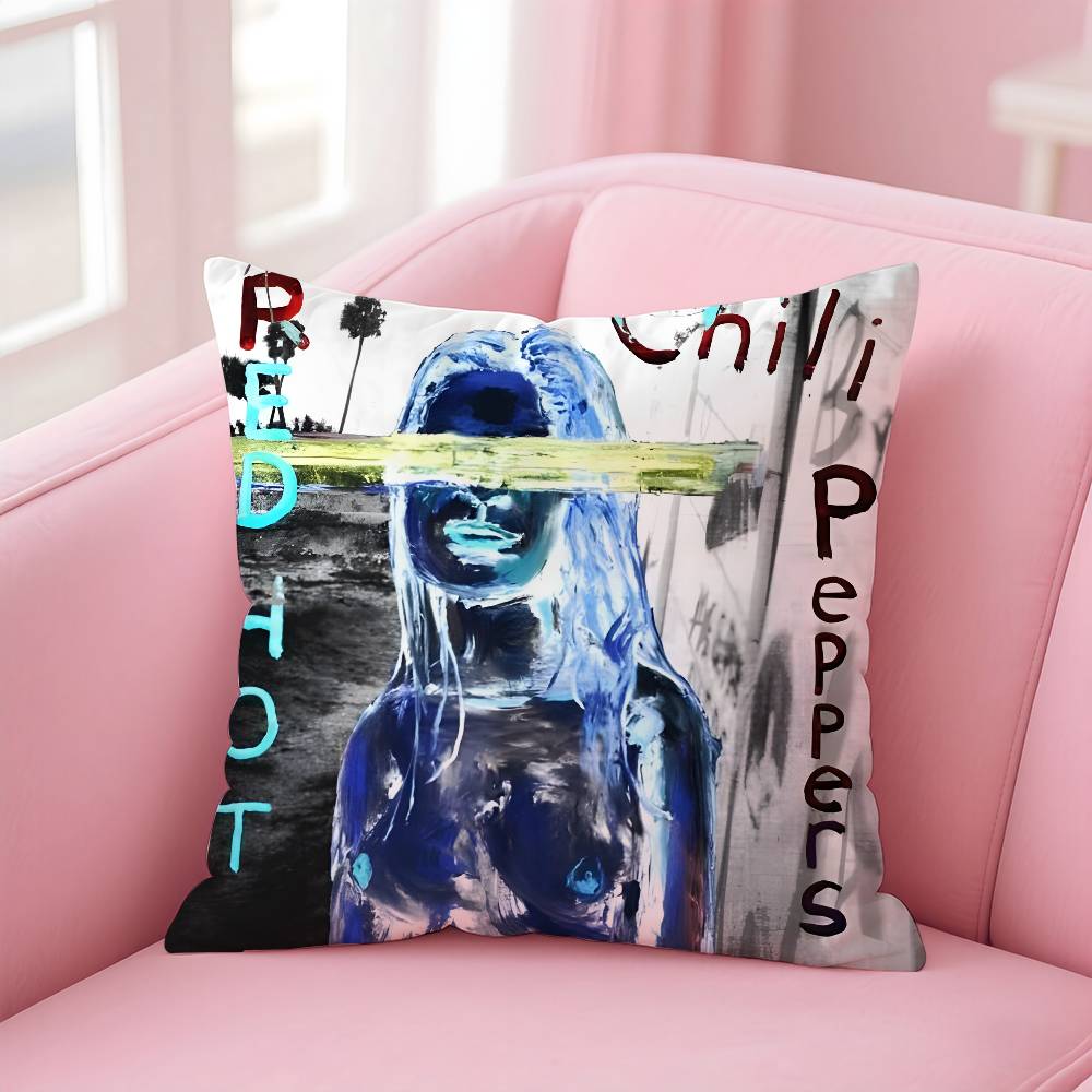 

Red Hot Chili P-Peppers группа Наволочка с принтом Наволочка для гостиной Диванная подушка Чехол и декор для спальни 12x12Inch