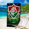 Flumi-nense Football Crest Printed Beach Towel, Super Soft Microfiber, Perfect Gift Birthday, for Pool, Beach, Travel, for Family and Friends