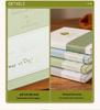 Leaf Pattern Hardcover Embroidery Notebook: Student Diary & Office Planner