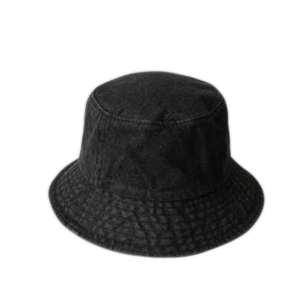 Autumn and Winter Solid Color Cowboy Hat Women's Versatile Bucket Hat Big Head Circumference Showing Face Small Bucket Hat Washing Basin Hat