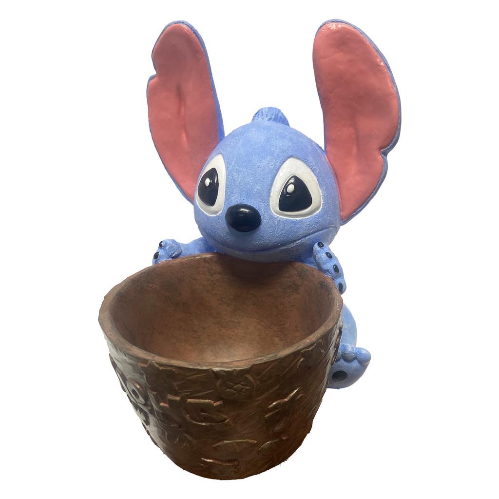 Disney Stitch Popcorn Bucket Resin Animal Collectors Edition For Family Gatherings