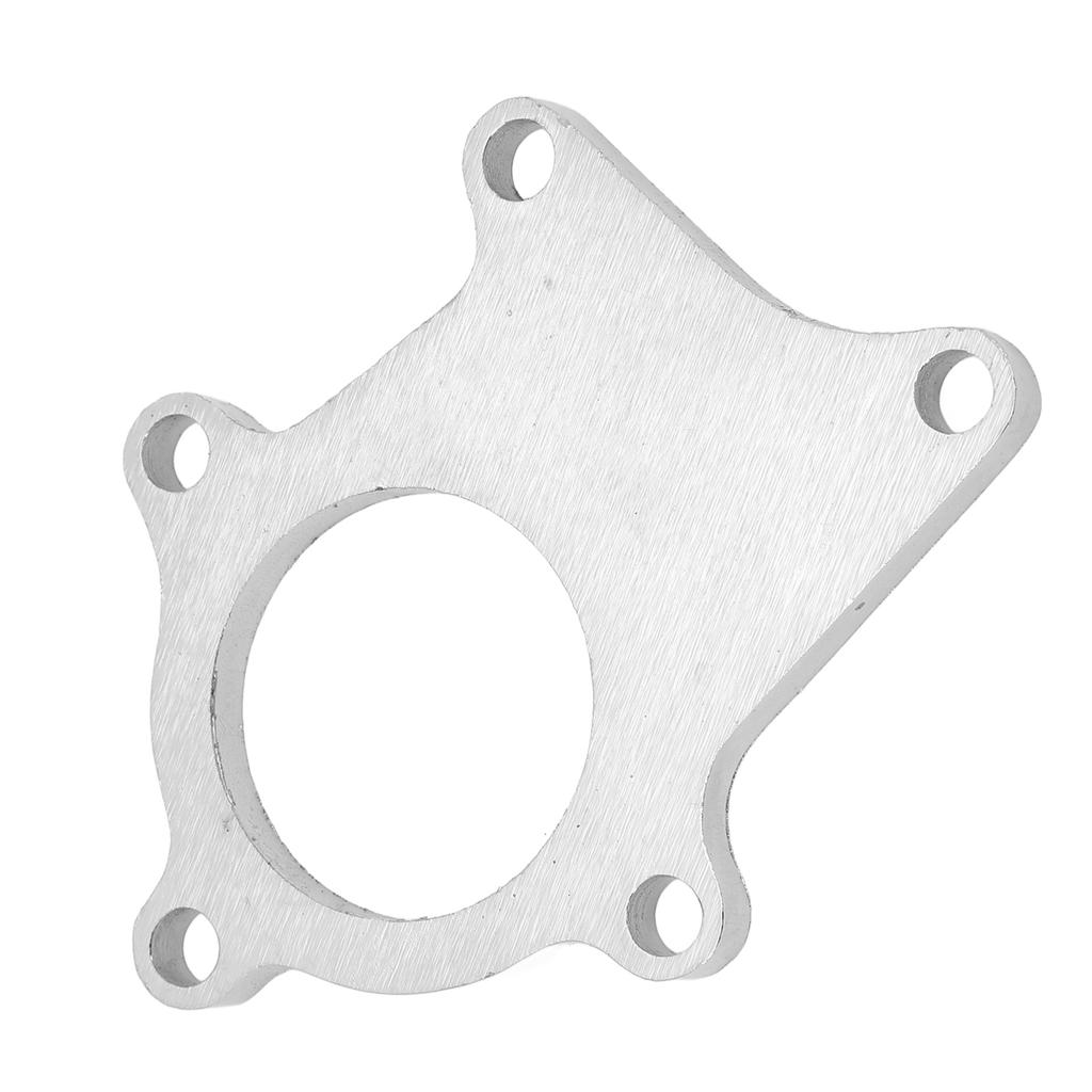 Turbocharger Exhaust Plate 5 Bolts Weldable T‑304 Mild Steel Downpipe Flange Universal for T3 T4