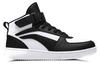 Li Ning Knight Mid top Skateboard Shoes Men's Black White AGCM163-6