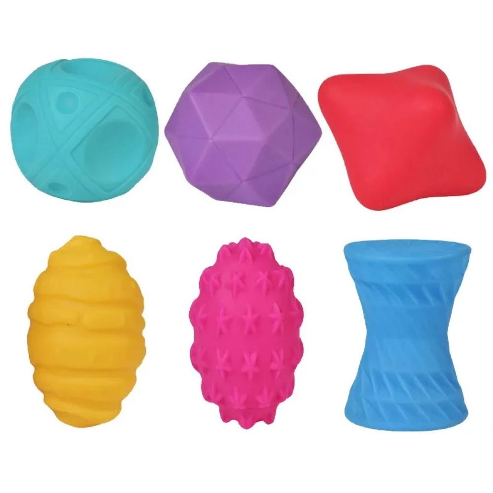 Sensory Balls for Baby Touch Hand Ball Massage Soft Textured Balls Baby Hands Squeeze Balls Set Develop Kid's Tactile Senses Toy