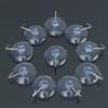 10Pcs/set Bathroom Home Clear Rubber Hangers Transparent Sucker Suction Cup Wall Hook