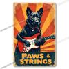 Vintage Cute Dog Themed Metal Tin Sign Retro Funny Puppy Wall Art Decor for Home Pet Shop Man Cave Rustic Iron Painting Plaque